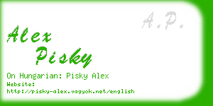 alex pisky business card